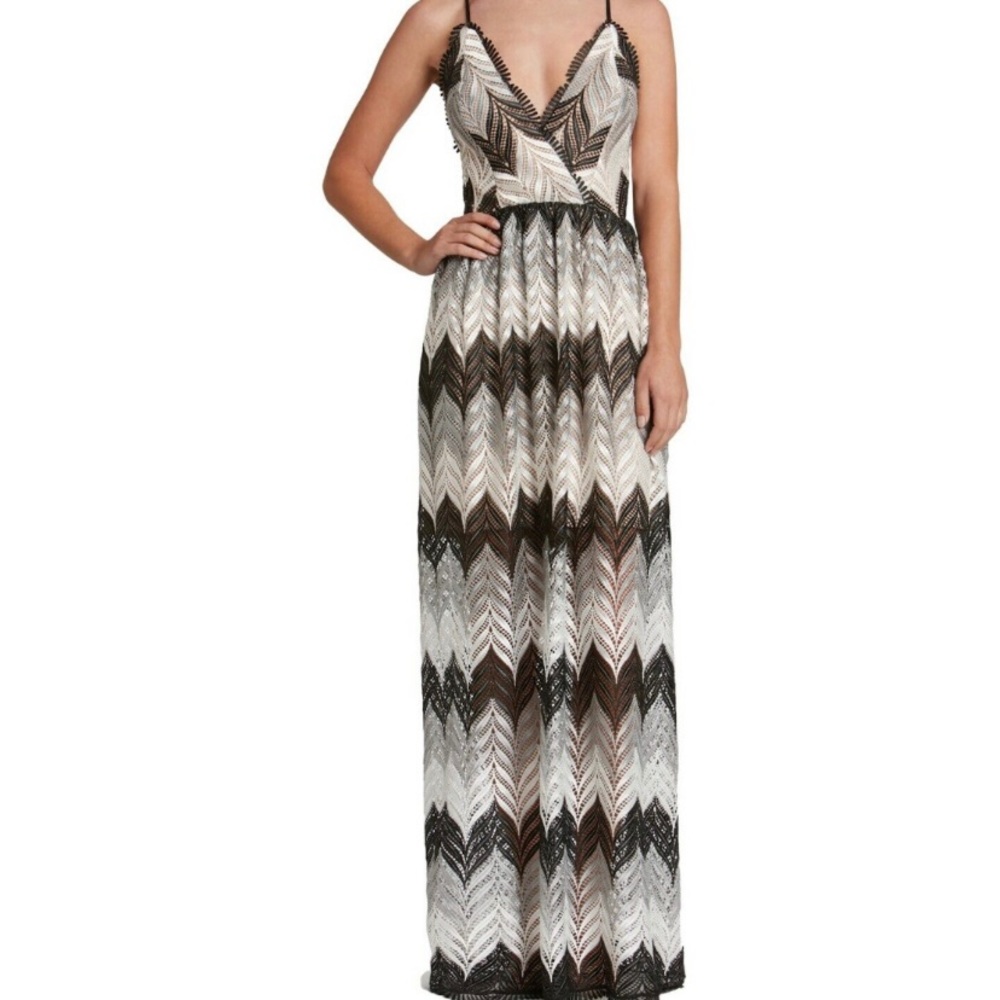 NWOT Dress the Population Lucia Maxi Dress